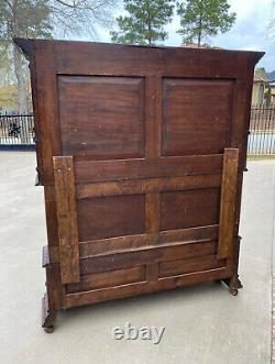 Antique French Vestry Cabinet Sacristy Altar Vestment Wine Cabinet Bar Catholic