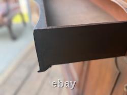 Antique French empire victorian high back server barley twist ornate carved 1860