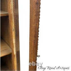 Antique French victorian tramp art cabinet cupboard collectors Black Forest 1800