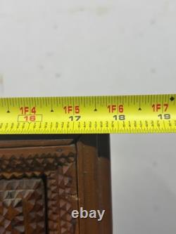 Antique French victorian tramp art cabinet cupboard collectors Black Forest 1800