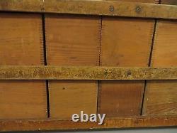 Antique General Store Wood Counter Seed Cabinet 38 X 31 1/2 X 13