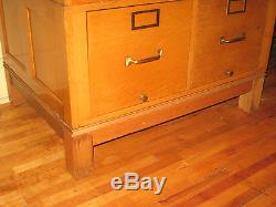 Antique Globe Wernicke File Cabinet 8 Drawer Quartered Oak Stack Sectional FTC