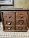 Antique Globe Wernicke Oak Index Card File Catalogue 6 Drawer Cabinet Usa Heavy