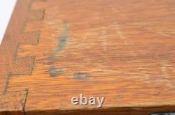 Antique Globe Wernicke Oak Library Card Catalog File Drawer Cabinet Cincinnati