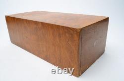 Antique Globe Wernicke Oak Library Card Catalog File Drawer Cabinet Cincinnati