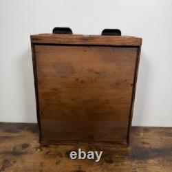 Antique Globe Wernicke Police Library Card Catalog File Cabinet 2 drawer RARE