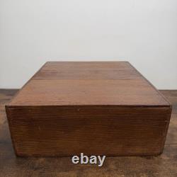 Antique Globe Wernicke Police Library Card Catalog File Cabinet 2 drawer RARE
