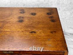 Antique Globe Wernicke Quartersawn Oak 2-Drawer Card Catalog Library Cabinet