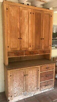 Antique Hamilton Kitchen Pantry Cupboard Storage Cabinet @ 92313 California