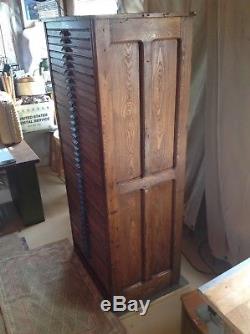 Antique Hamilton Printers Cabinet Early 1900's