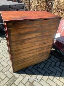 Antique Hamilton Printers Type Cabinet Huge. 20 drawers. Restored