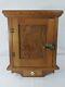 Antique Handmade Pine Wood Wall Hanging Cupboard Spice Cabinet 16 In X 13 In