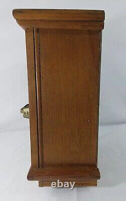 Antique Handmade Pine Wood Wall Hanging Cupboard Spice Cabinet 16 In X 13 In