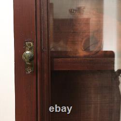Antique Hanging Cupboard Curio/ Display Cabinet with Four Shelves