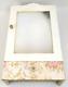Antique Hanging Wall Mirror Cupboard Wood Medicine Cabinet Withdrawer White Shabby