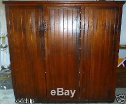 Antique Hardware Store Factory Cabinet Hutch Display Industry Primitive Nut Bolt