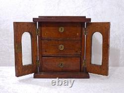 Antique Historicism Design Wood Cabinet Vintage around 1900 Handmade