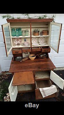 Antique Homemade Hoosier Cabinet