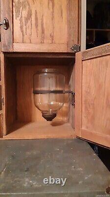 Antique -Hoosier/Baker Cabinet Early 1900s Oak, Great History! Original