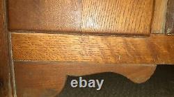 Antique -Hoosier/Baker Cabinet Early 1900s Oak, Great History! Original