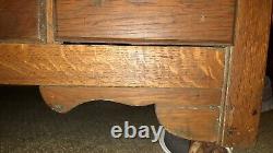 Antique -Hoosier/Baker Cabinet Early 1900s Oak, Great History! Original