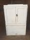 Antique Hoosier Cabinet Top With Flour Bin Sifter Parts Tambour Door