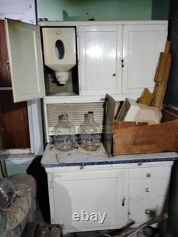 Antique Hoosier Cabinet With Flour Sifter ALL ORIGINAL
