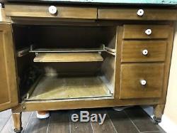 Antique Hoosier Cabinet With Flour Sifter And Sugar Bin