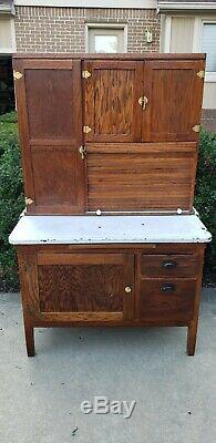 Antique Hoosier Kitchen Cabinet with flour bin and sifter