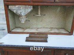 Antique Hoosier Kitchen Cupboard Cabinet For Restoration Work Parts Or As Is