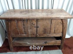Antique Hutch Cabinet Movie Prop Planet of the Apes Distressed Furniture Fantasy