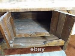 Antique Hutch Cabinet Movie Prop Planet of the Apes Distressed Furniture Fantasy
