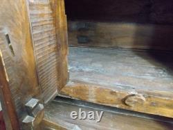 Antique Hutch Cabinet Movie Prop Planet of the Apes Distressed Furniture Fantasy