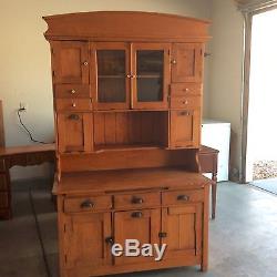 Antique Hutch/hoosier Kitchen Cabinet