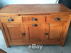 Antique Hutch/hoosier Kitchen Cabinet