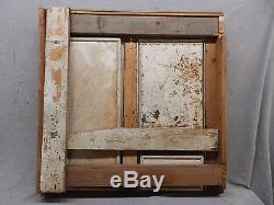 Antique Ice Box Front Medicine Nickel Brass Hinges Shabby Cabinet Chic 499-17R