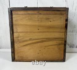Antique Imperial 2 Drawer Oak Library Card File Index/ Vintage Wooden Recipe Box