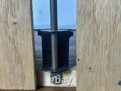 Antique Imperial 2 Drawer Oak Library Card File Index/ Vintage Wooden Recipe Box