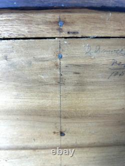 Antique Imperial 2 Drawer Oak Library Card File Index/ Vintage Wooden Recipe Box