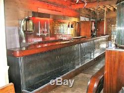 Antique Industrial Age Back Bar