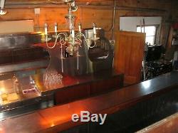 Antique Industrial Age Back Bar