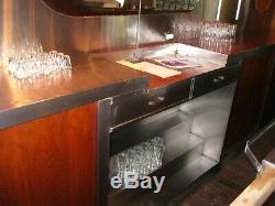 Antique Industrial Age Back Bar