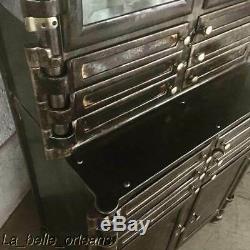 Antique Industrial Steel Bown Aseptic Dental/ Apothecary Cabinet. Best In Show