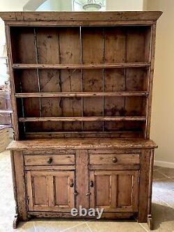 Antique Irish Pine Hutch