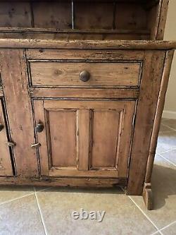 Antique Irish Pine Hutch