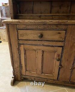 Antique Irish Pine Hutch