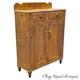 Antique Jelly Cupboard Milk Cabinet Primitive 1860 Old Paint Decoration