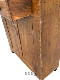 Antique Jelly cupboard milk cabinet primitive 1860 old paint Decoration