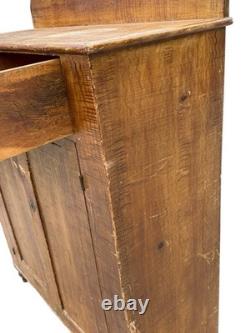 Antique Jelly cupboard milk cabinet primitive 1860 old paint Decoration
