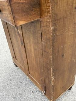 Antique Jelly cupboard milk cabinet primitive 1860 old paint Decoration